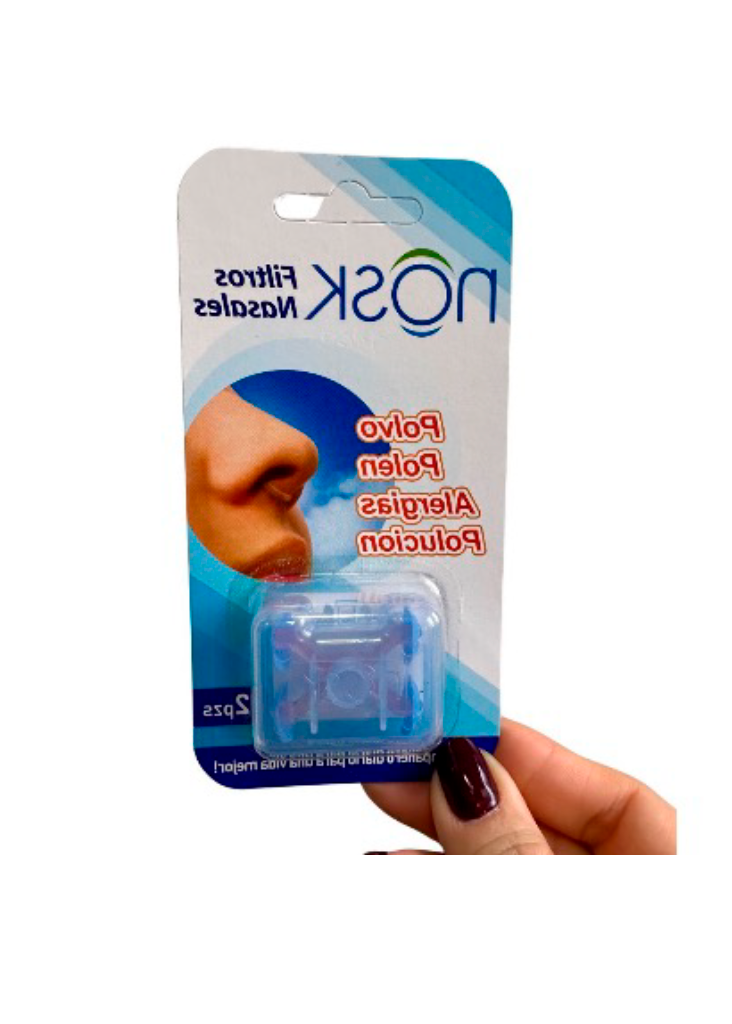 Filtros Nasales con Aceites Esenciales, para el control de la alergia al polvo y al polen