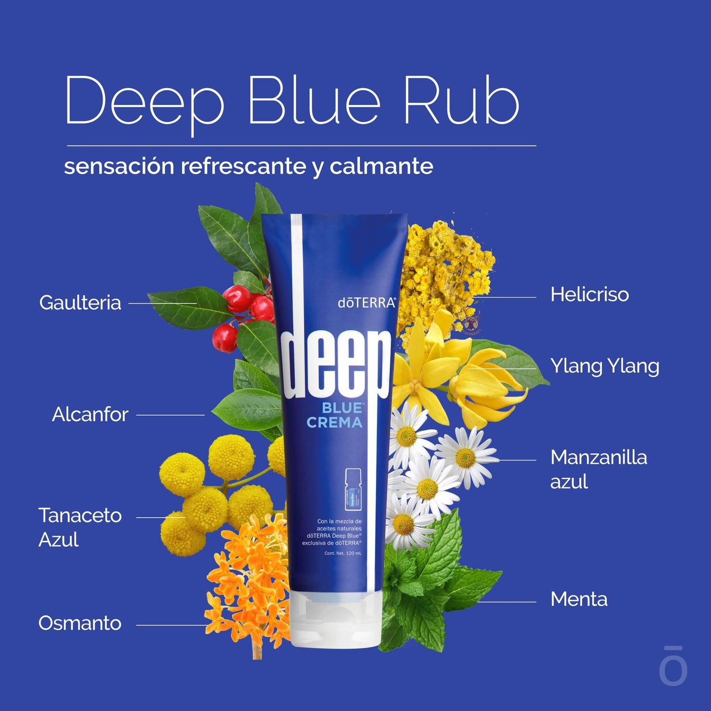 Crema corporal refrescante Deep Blue + Envío GRATIS