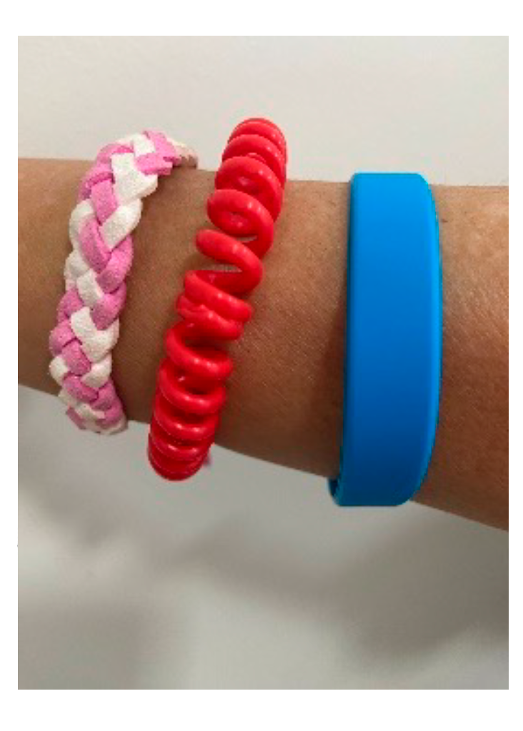 Pulsera con Aceites Esenciales repelente de mosquitos y zancudos