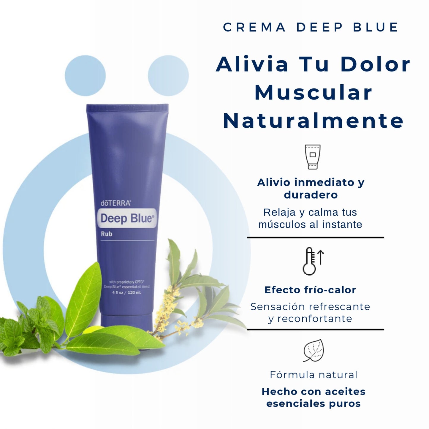 Crema corporal refrescante Deep Blue + Envío GRATIS